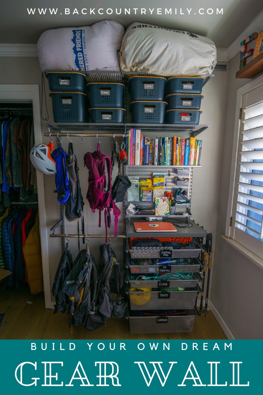 How To Build Your Dream Gear Wall — Backcountry Emily