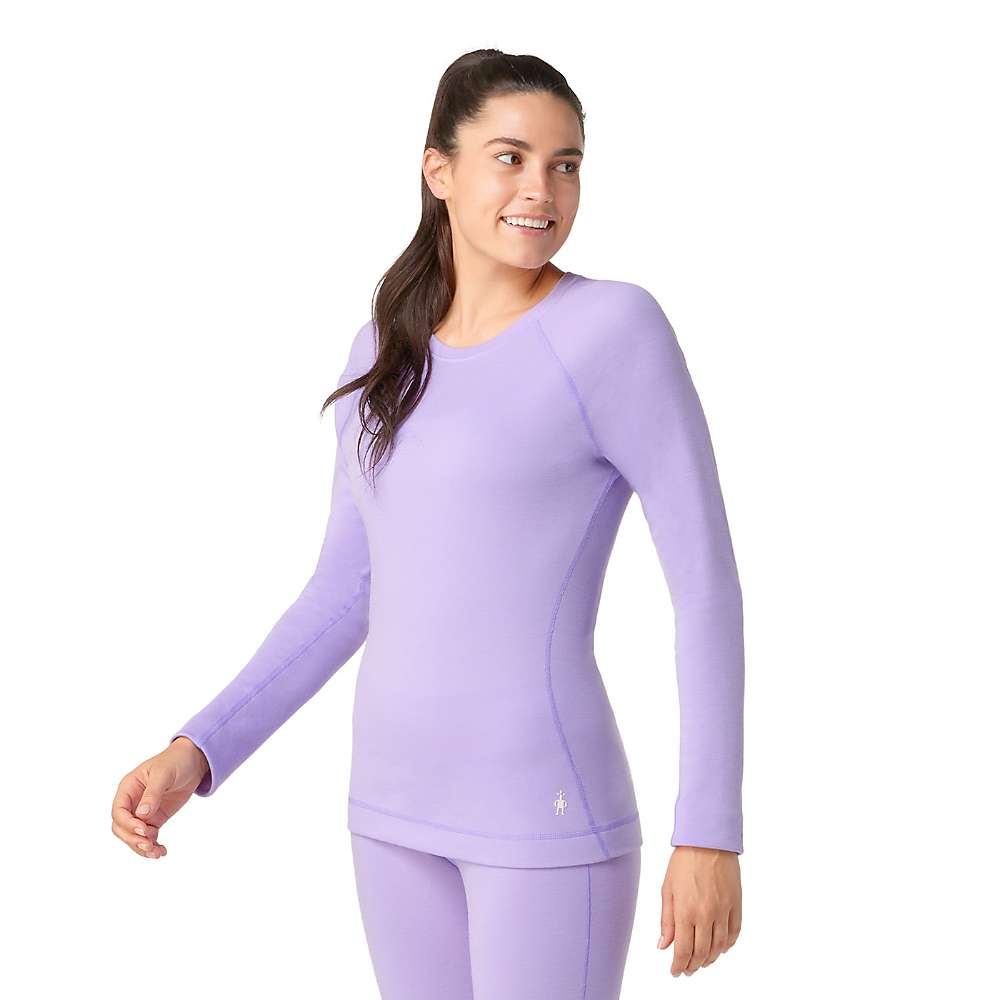 Women's Classic Thermal Merino Base Layer Crew XL Ultra Violet
